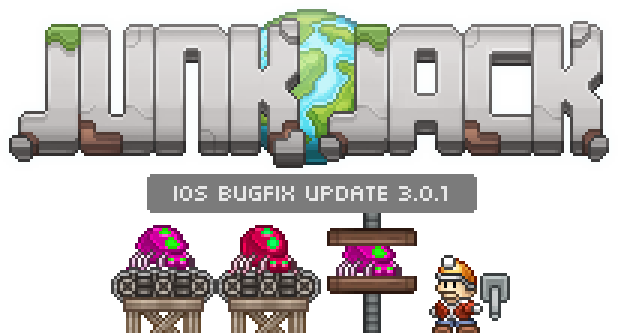 Junk Jack 3.0.1 update